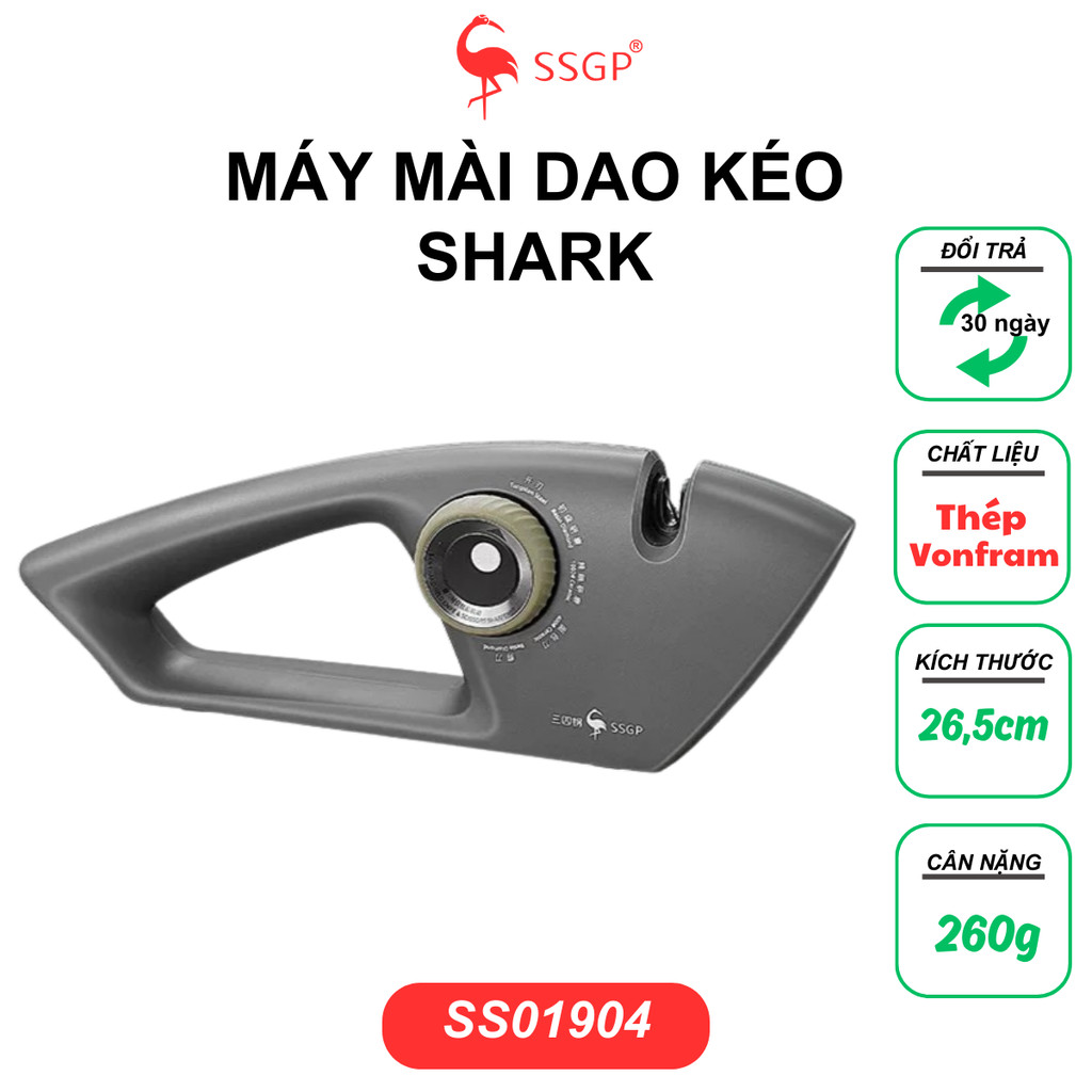 Dụng cụ mài dao kéo Shark 5 trong 1 SSGP  đồ mài dao kéo máy mài đa năng thiết bị mài dao SS01904