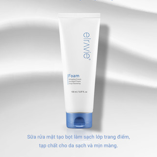 Sữa Rửa Mặt Tạo Bọt Sạch Sâu Dưỡng Ẩm Dịu Nhẹ Mềm Da Elravie Deep Cleansing Perfect Foam 150ml