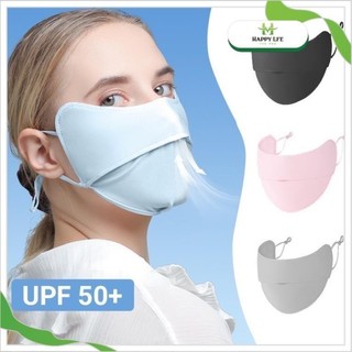 Khẩu trang chống tia UV, khẩu trang chống nắng che gò má UPF50+ unisex thời trang