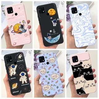 Dành Cho Xiaomi Poco C40 C 40 Vỏ Tên Lửa Dễ Thương Phi Hành Gia Chống Sốc Ốp lưng Silicon Cho Xiomi Poco C40 PocoC40
