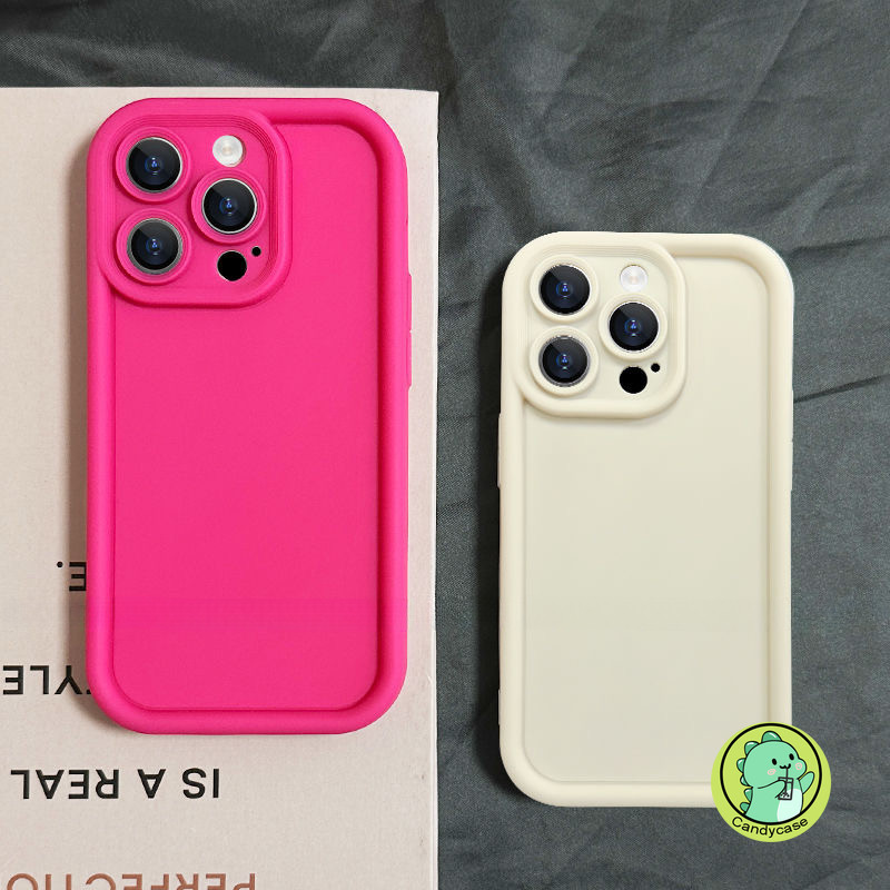 Ốp Lưng Cho Redmi Note 13 Pro Plus 5G Note 12 11 Pro 4G 5G Note 11S 10 10T 5G 9T Note 12 Turbo Cover Dễ Thương Đơn Giản Màu Kẹo Chắc Chắn Chống Sốc Mềm Khung TPU Vỏ Điện Thoại