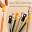 GUSTAVA Cat Claw Pencil Cap, Silica Gel Đồ dùng học sinh Vỏ bảo vệ bút chì, Nắp bút mềm dễ thương