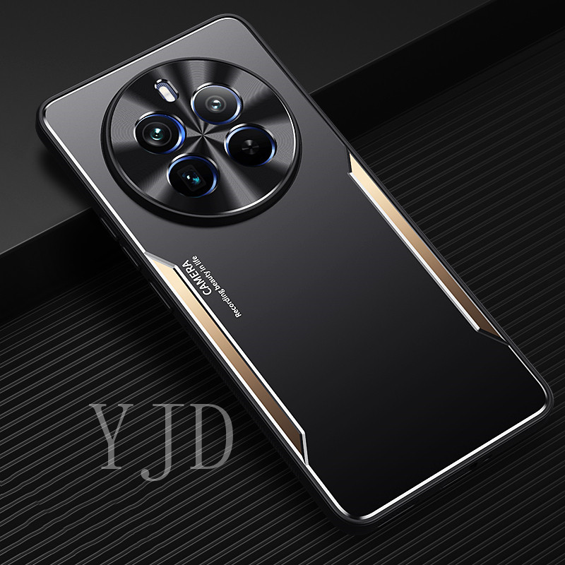 Ốp Lưng Cho Realme 12 Pro 12Pro + Kim Loại Hợp Kim Nhôm Bao Gồm Tất Cả Vỏ Điện Thoại Chống Sốc