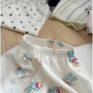 (6m-15Y) Bộ quần áo gia đình bằng vải Cotton siêu mềm mùa hè cho trẻ em bé gái bé trai Bộ đồ ngủ trẻ em thoáng khí