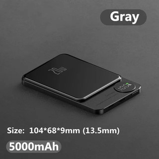 [JLK] Sạc nhanh không dây từ tính 15W cho iPhone 17 Air 16 15 14 13 12 Pro Max sạc dự phòng xiaomi ,S25 Edge S24 Ultra, v.v. Bộ pin ngoài Powerbank Bộ sạc di động