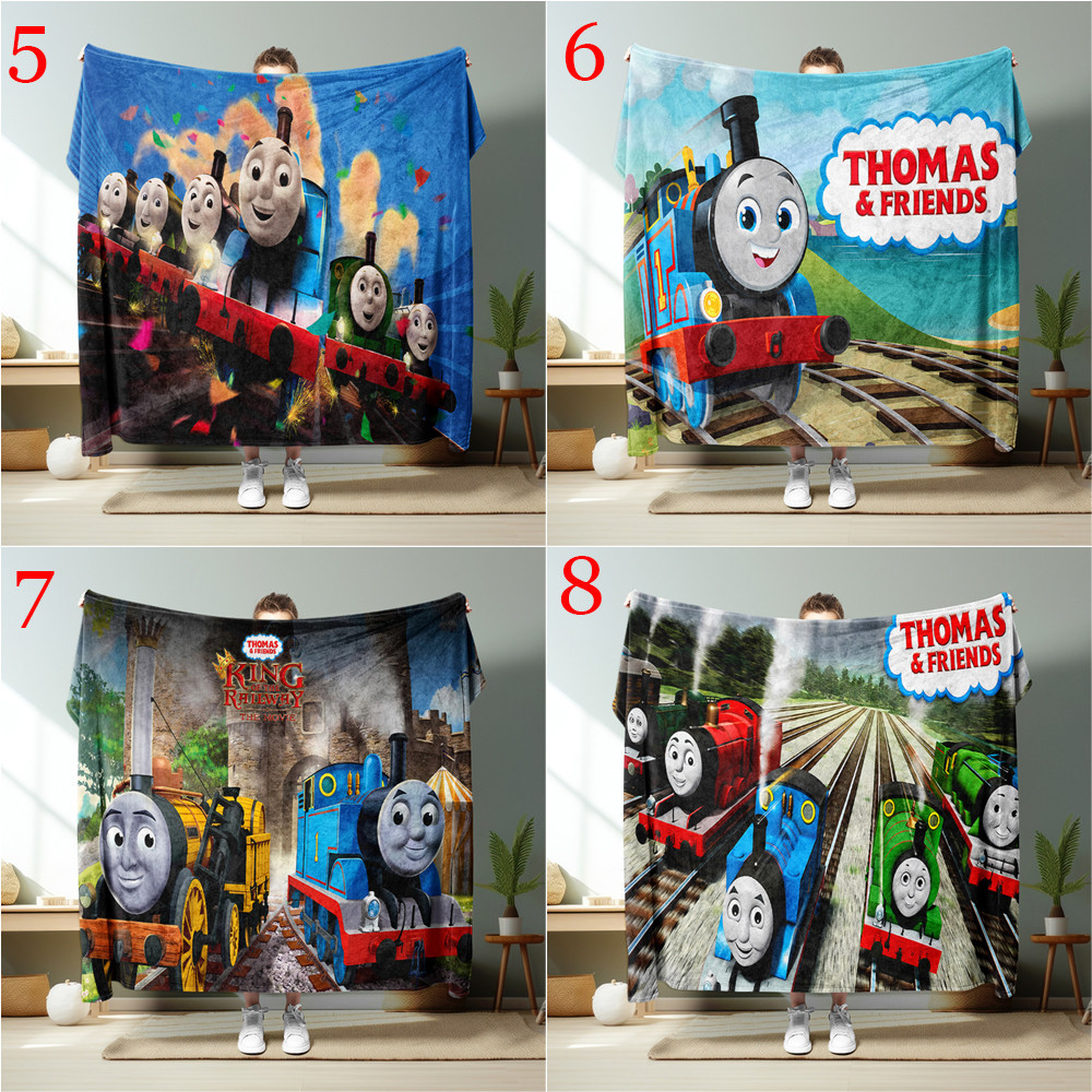 Thomas và những người bạn Chăn Flannel In một mặt Chăn Flannel Điều hòa không khí Chăn Món quà tốt nhất cho mọi người