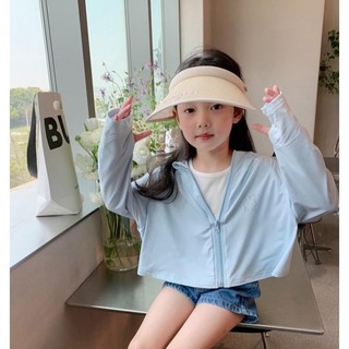K15- Áo khoác chống nắng bé gái in hình Thỏ cực xinh - Size 9-40Kg