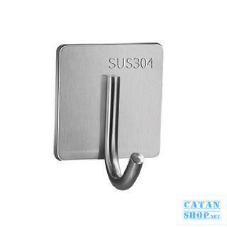 Móc Inox số 7 Treo Đồ Đa Năng, Treo Đồ Dùng Cá Nhân, Treo Chìa Khóa, Móc Dán Tường Siêu Dính, Sang Trọng GD821-MocSo7
