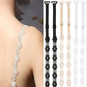 6 Cặp Dây Đeo Áo Ngực Trang Trí Hoa Ren, Dây Đeo Vai Chống Trơn Trượt Đa Năng Có Thể Điều Chỉnh Cho Đồ Lót Nữ Và Phụ Kiện Áo Ngực