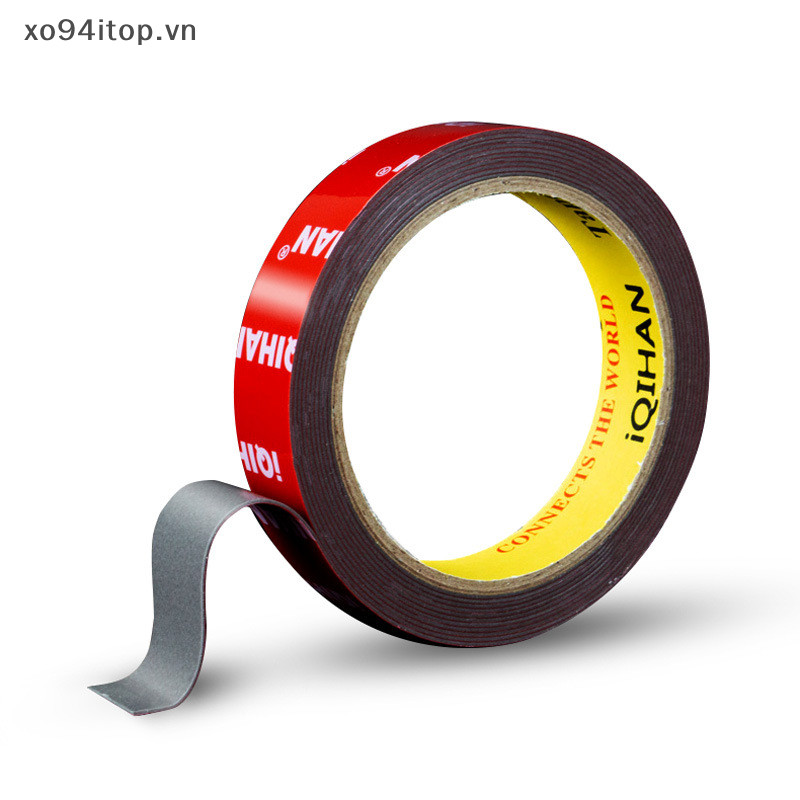 Xoitop 3 Mét Băng Hai Mặt Mạnh Mẽ Vĩnh Viễn Acrylic Bọt Dính Băng Miếng Dán Cho Ô Tô Nhà Trong Nhà Nhiệt Độ Cao VN