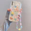 ốp lưng Samsung A11 Tương thích với ốp lưng điện thoại silicon mềm viền kem dễ thương trong suốt TYGZ2