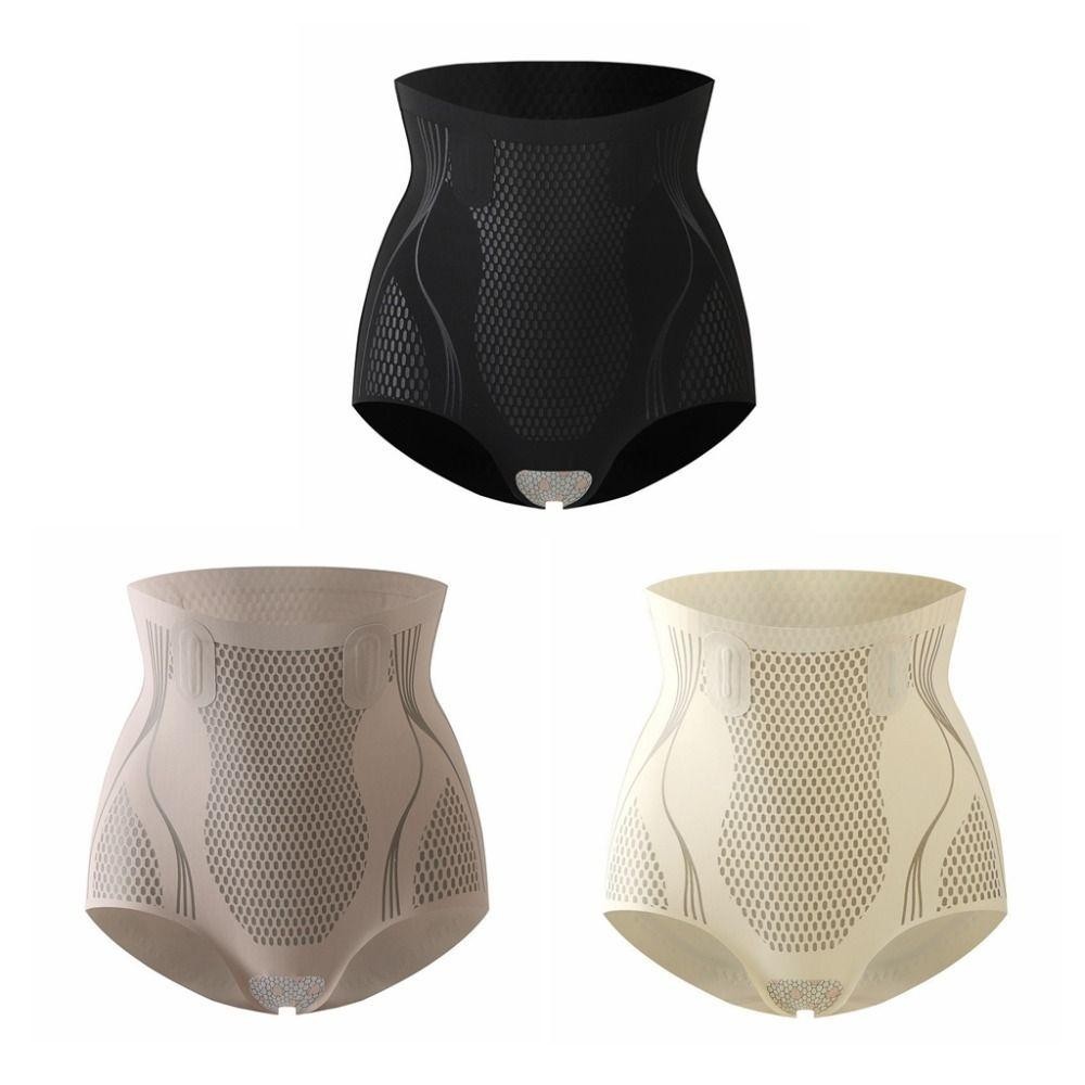 SWISSWIN Máy định hình cơ thể sau sinh, quần lót nâng mông cotton cạp cao, quần định hình eo, huấn luyện viên giảm béo sau sinh