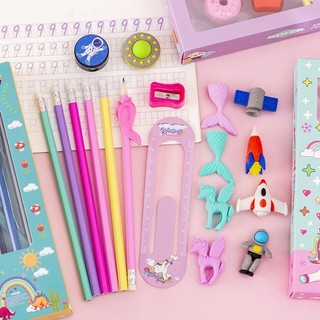 Set Quà Tặng cho Bé - Dụng Cục Học Tập/ Bút Chì/ Tẩy/ Gọt Bút Chì/ Bộ Đồ Dùng Học Tập