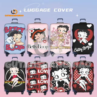 Betty Boop Hành Lý Có Thể Giặt Được Vali Bảo Vệ Chống Trầy Xước Vali Phù Hợp Với Hành Lý 18-32 Inch