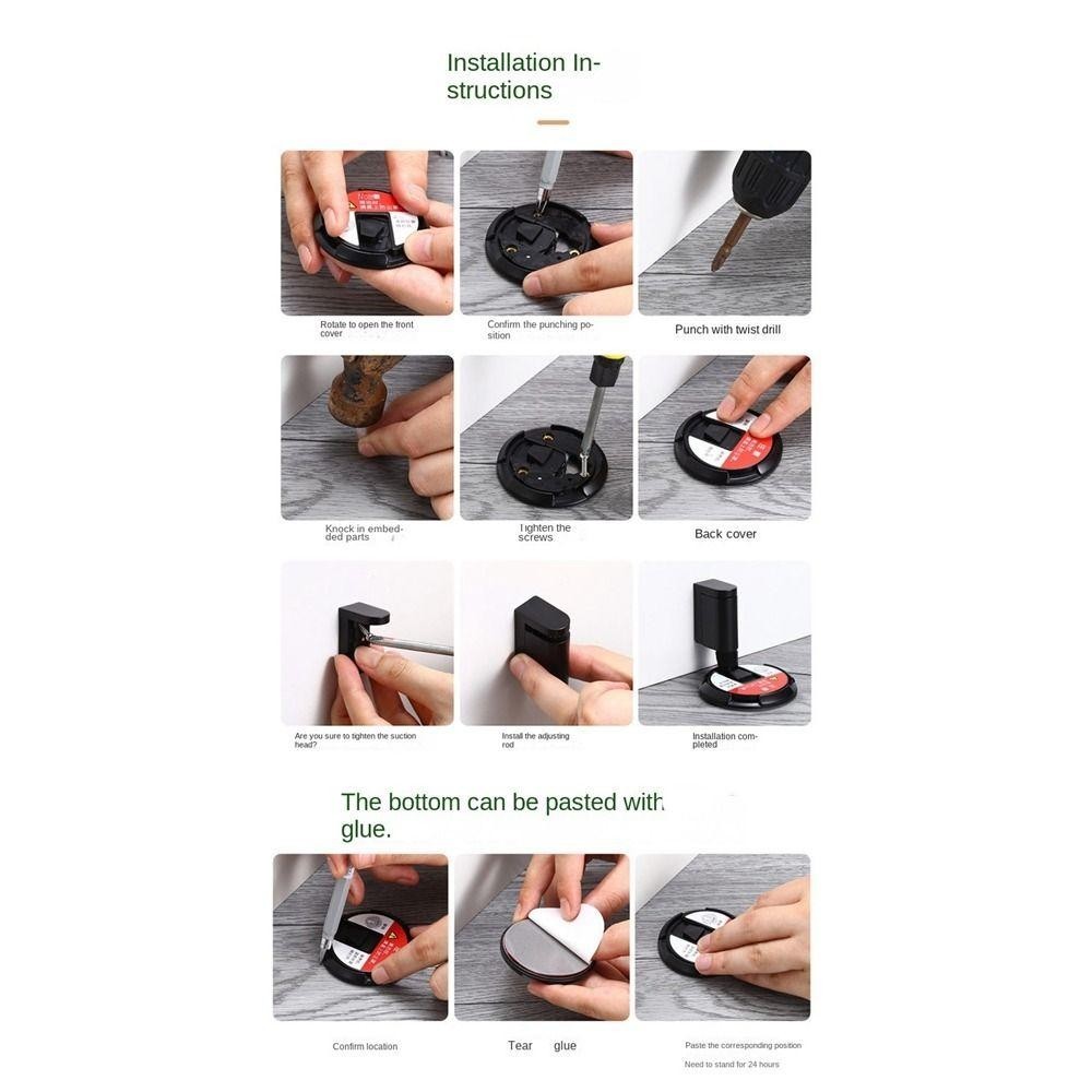 Nút chặn cửa cơ khí AFTEROF, Giá đỡ cửa hạng nặng bằng hợp kim kẽm, Cửa hút cửa chống va chạm có thể điều chỉnh chống va chạm