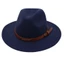 Mũ FEDAOG Panama, Vành Rộng Có Khóa Thắt Lưng Mũ Fedora, Thời Trang Mềm Mại Thanh Lịch Vintage Mũ Cao Bồi Nam Nữ