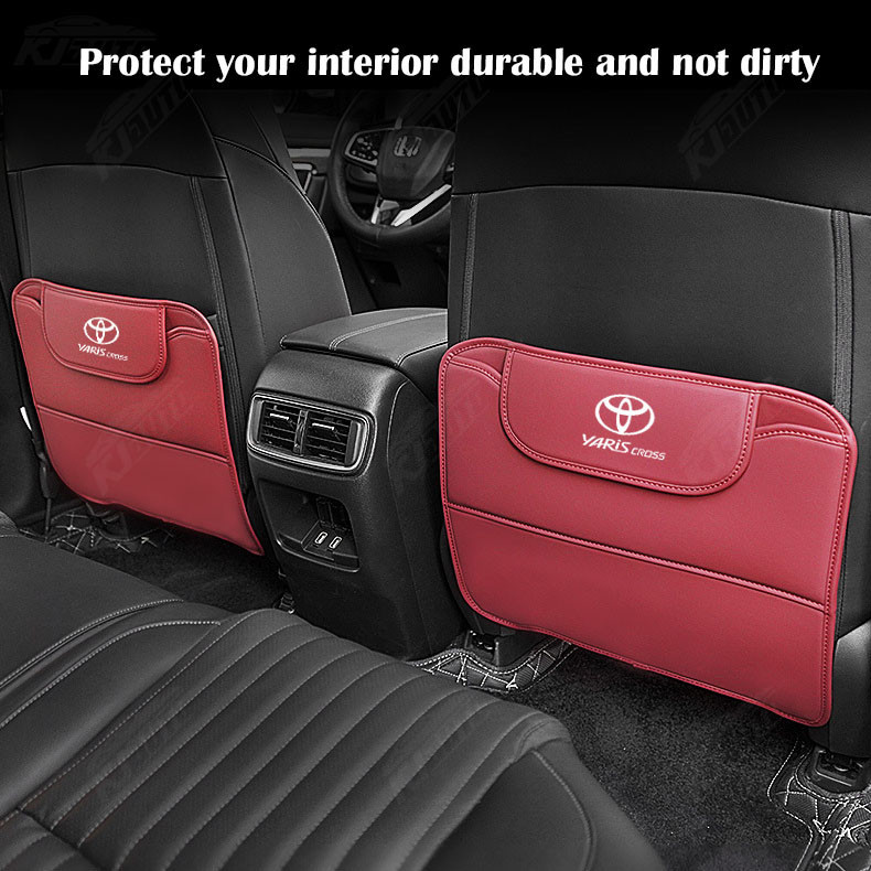 Toyota Yaris Cross Car Seat Anti Kick Pad Da Bảo Vệ Chống Trầy Xước Chống Bụi Bẩn Pad Phụ Kiện Nội Thất Ô Tô
