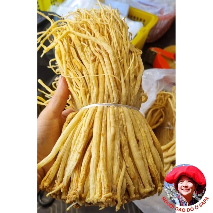 Đẳng sâm rừng khô sấy dẻo thượng hạng từ củ đẳng sâm tươi loại 1 giúp tăng cường miễn dịch, bồi bổ sức khoẻ cơ thể
