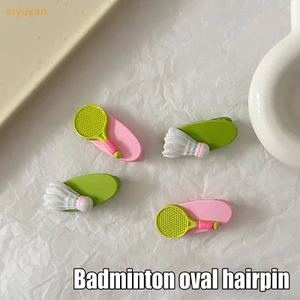 Siyuyan 1 Cặp Vui Nhộn Và Ngọt Ngào Mô Phỏng Cầu Lông Hình Bầu Dục Kẹp Tóc Bên Vui Nhộn Kẹp Tóc Vịt Hóa Đơn Kẹp Phụ Kiện Dành Cho Nữ Bé Gái Phụ Kiện Tóc Thời Trang VN