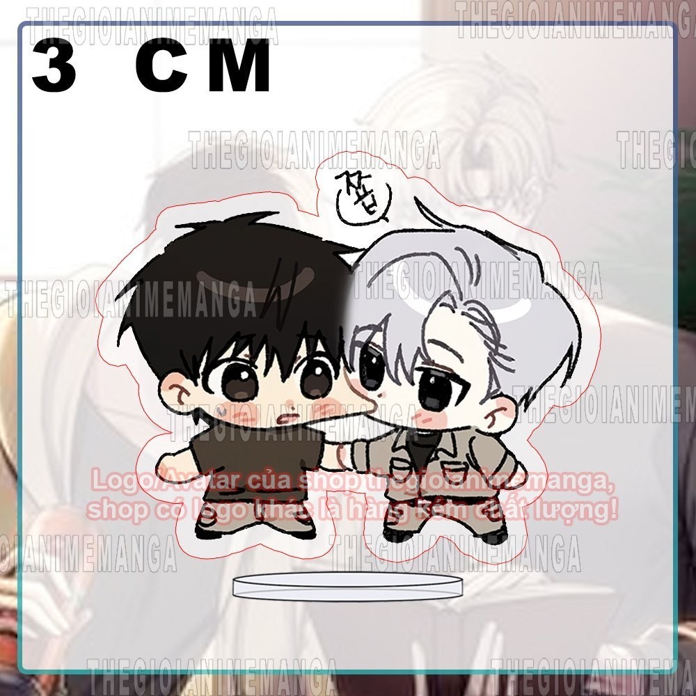 (3cm) Mô hình in PASSION BL anime manhua chibi tượng acrylic mica trong tượng trang trí độc đáo