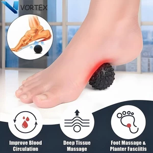 Bóng Massage thể dục VORTEX, Bóng Massage điểm lồi, Bóng Massage Yoga trị liệu cổ hình sầu riêng cầm tay đầy màu sắc Thư giãn cơ bắp Bóng Massage chân cho bàn chân / vai / cổ