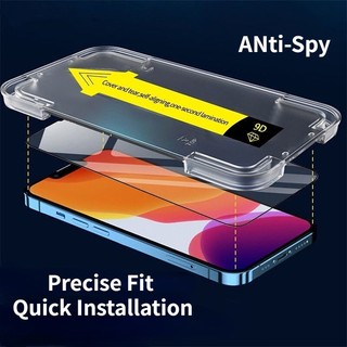 Dành Cho iPhone 15 14 13 12 11 Pro Max Plus X Xs Max XR 6 6s 7 8 Plus Chống Nhìn Trộm Nhanh Dễ Dàng Dán Bảo Vệ Màn Hình Kính Cường Lực