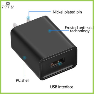 Ptfu USB 5V 1A / 2A Sạc Đầu Di Động Đa Năng Sạc Hoa Kỳ Đa Năng Sạc Điện Thoại Di Động Bộ Chuyển Đổi Nguồn Thích Hợp Cho Sạc Điện Thoại Di Động Mới