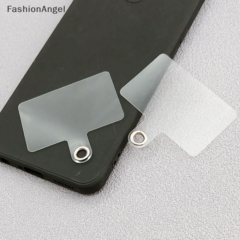 FashionAngel 5 Chiếc Điện Thoại Di Động Dây Miếng Dán Nam Chống Mất Thẻ Cố Định Kết Nối Mặt Dây Chuyền Không Dây Lỗ Trong Suốt Kẹp TH