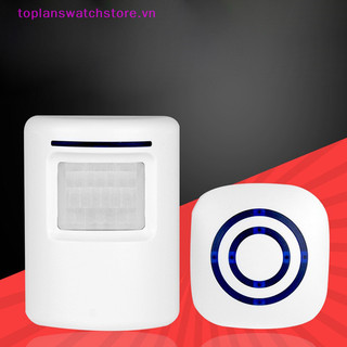 Toplanswatchstore Máy dò cảm biến chuyển động không dây Cổng vào Chuông cửa chào mừng Chuông báo động chuông báo động VN