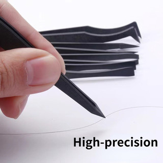 Di Động Đen Thẳng Uốn Cong Nhựa Chống Tĩnh Điện Nhíp Chịu Nhiệt Đồng Hồ Công Cụ Sửa Chữa Thay Đổi Đồng Hồ Pin Đồng Hồ Phần Maintanance