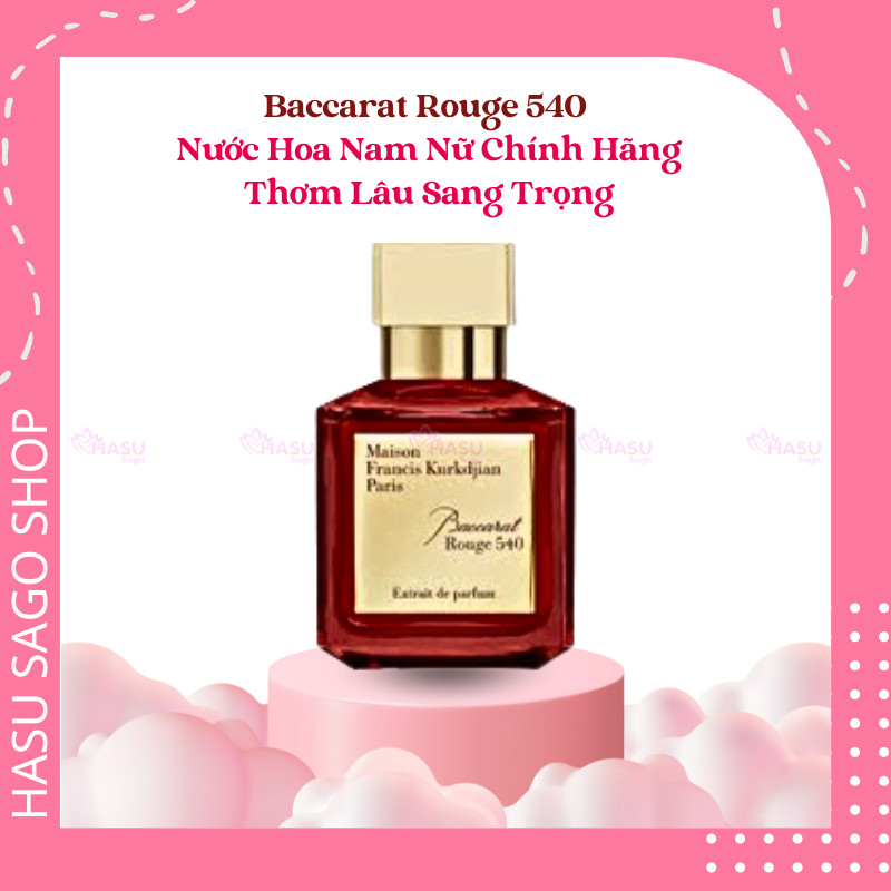 Baccarat Rouge 540 – Nước Hoa Nam Nữ Chính Hãng Thơm Lâu Sang Trọng ...