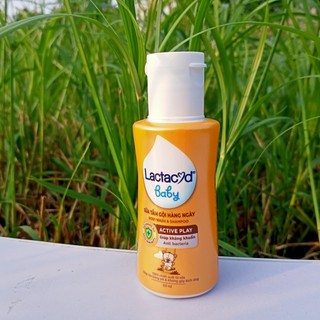 5 Chai Sữa tắm cho bé Lac ta cyd Giảm rôm sảy hăm kẽ dưỡng da cho bé Chai 60ml - Vàng