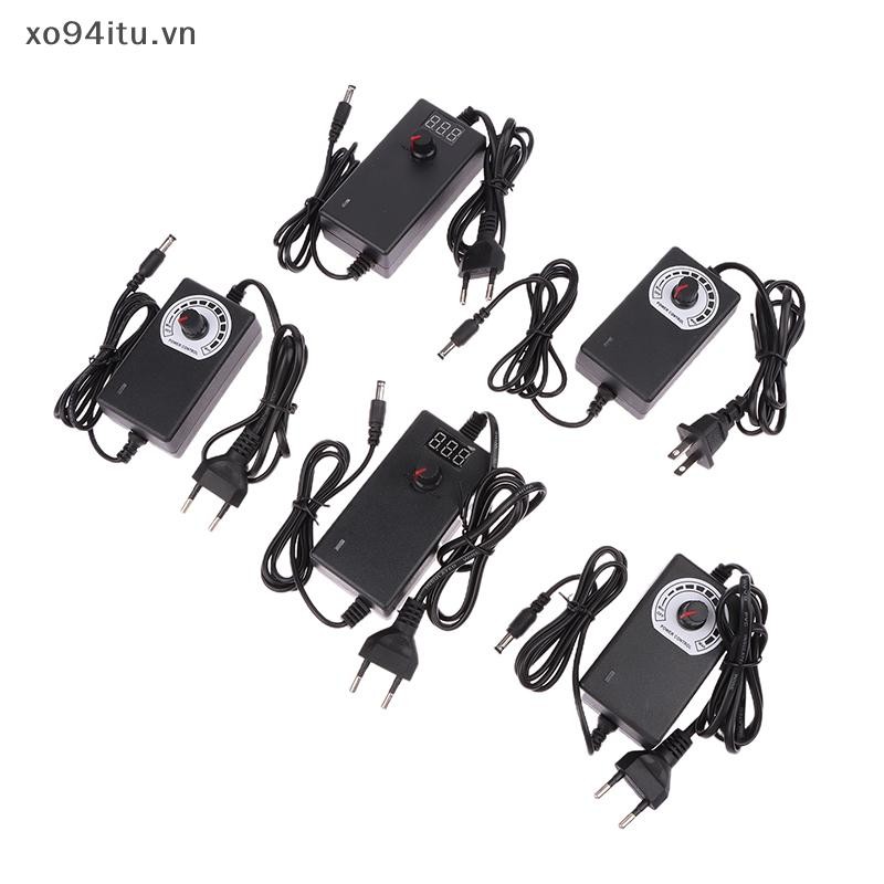 XOITU Có Thể Điều Chỉnh 3V 9V 12V 24V 1A 2A Đa Năng AC / Adapter Màn Hình Hiển Thị Điện Áp Điều Chỉnh Nguồn Điện Adatpor VN