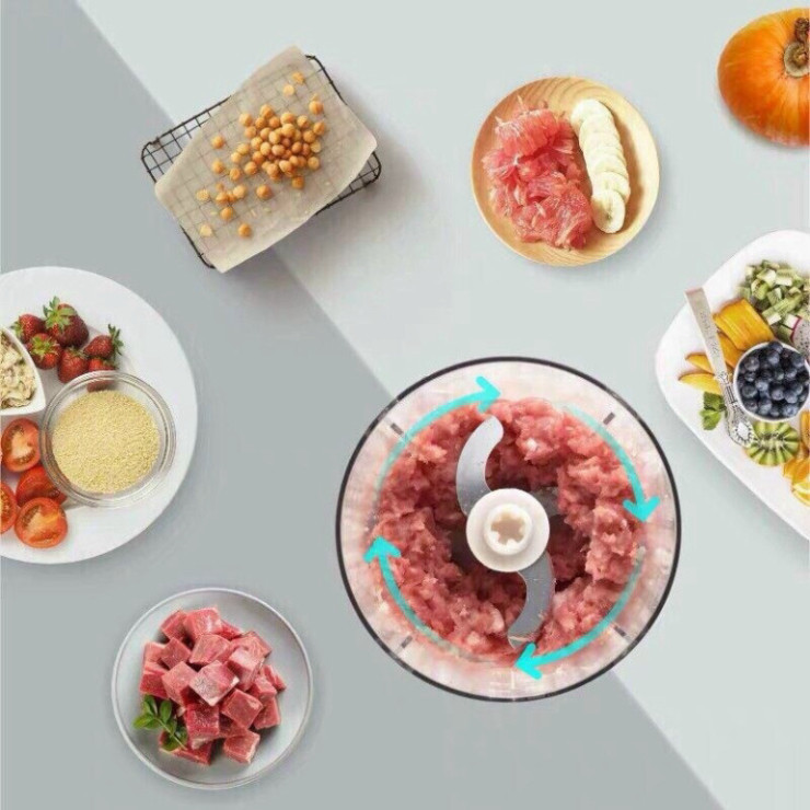 Máy Xay Đa Năng Osaka Nhật Bản - Máy Xay Sinh Tố,Thịt Cao Cấp-Lưỡi Dao Lớn Không Gỉ