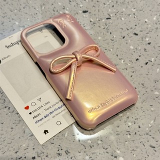 Ốp điện thoại nơ lập thể xà phòng sang trọng cho iPhone16 Pro Max 15 14 13 12 Pro Max camera chống sốc bảo vệ chống rơi lưng cứng