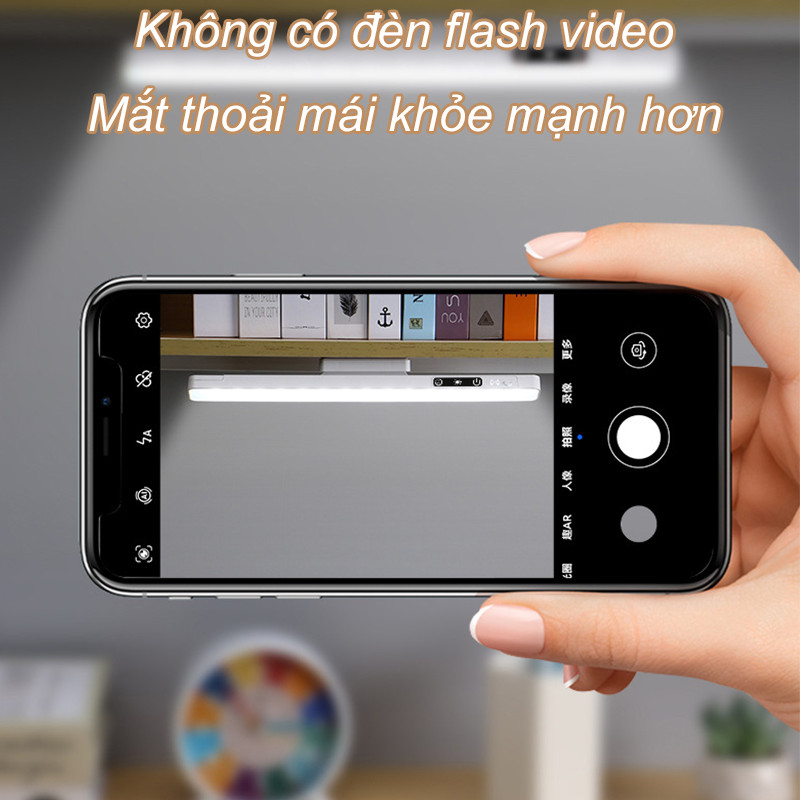 LED Đèn Bàn Từ Tính Điều Khiển Từ Xa 5 Màu Ánh Sáng，Tuổi thọ pin dài，Tắt đèn trong một thời gian dài