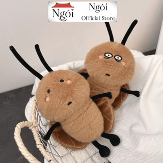 Gấu Bông Con Gián Gấu Bông Tiểu Cường Đáng Yêu Gián Bông Vô Tri Cute Mẫu Hotrend Kích Thước 25Cm NGÓI HOME - GB01