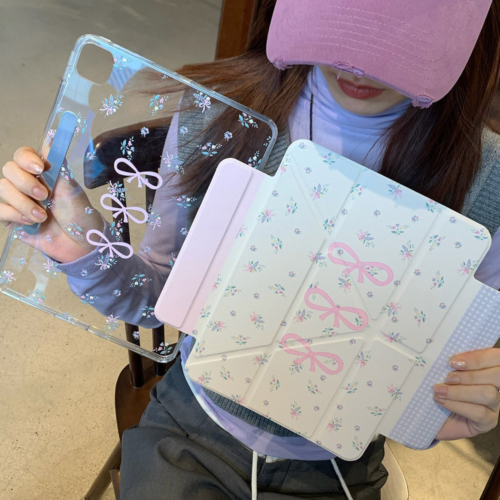 Vỏ Có Thể Tháo Rời Cho Mini6 Mini7 IPad 5 6 7 8 9 10th 11th A16 Air2 Air4 Air5 Air6 10.9 "Pro11 Pro12,9 2018 2020 2021 2022 Air M2 M3 Pro M4 11 13 2024 2025 Ba Nơ