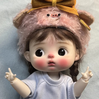 Gulu 1 / 6 Bjd Búp Bê Đầu Lớn Cổ Tích Grieved Biểu Hiện Bjd Động Vật Nhựa Khỏa Thân Búp Bê