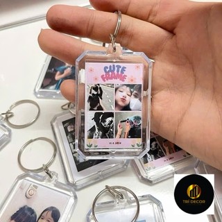 Móc khoá mica in ảnh photobooth , biển số xe mã QR code thanh toán theo yêu cầu