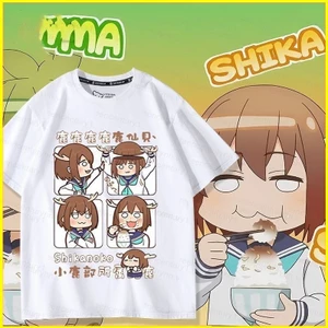 My Deer Friend Nokotan Torako Koshi Noko Shikanoko Cosplay vải 3D mùa hè Áo thun Anime tay ngắn hàng đầu