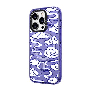 Casetify X Asian Clouds Case Peri Purple Hút Từ Tính Cứng Acrylic Ốp Lưng Cho Apple IPhone 12 13 14 15 16 Pro Max Plus Có Hộp