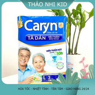 [MÃ LIVE/VIDEO] tã dán Caryn size L 3 miếng cho mẹ đi sinh và người ốm dùng tiện lợi