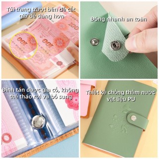 Sổ Tiết Kiệm Tiền 100 Phong Bì, Lưu Trữ Tiện Lợi, Sổ Tay Tiết Kiệm Đa Năng, Có Thể Tái Sử Dụng