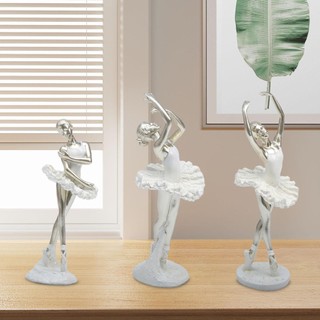 LOVIVER Ballerina Hình Để Bàn Trang Trí Trang Trí Hiện Đại Cô Gái Nhảy Múa Hình Cô Gái Ba Lê Tượng Nữ Cho Kệ Phòng Ngủ Quà Tặng Văn Phòng