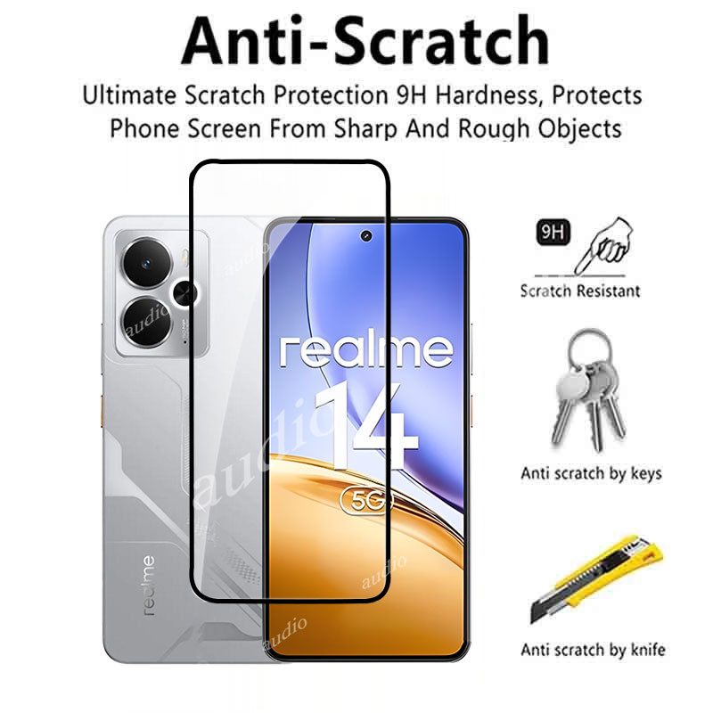 Phim kính cường lực realme 14 14t 5G 2in1 cho realme 14 14t Realme14 realme14t 5G Bảo vệ màn hình Phim ống kính máy ảnh HD mềm cho realme 14 14t realme14t 5G Phim bảo vệ màn hình