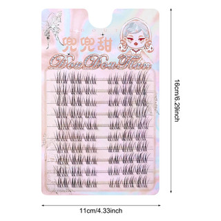 C Curl Manga Phong Cách Lông Mi Wispy Mi Chống Thấm Nước Thích Hợp Để Trang Điểm Tại Nhà