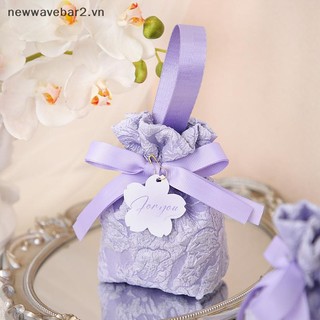 [Mới] 1 Túi đựng đồ cưới di động Túi kẹo Túi vải dây rút Túi kẹo Túi đựng kẹo Túi quà tặng Trang trí Túi ủng hộ bữa tiệc tại nhà.