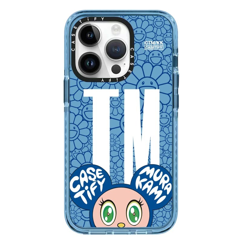 Casetify X Takashi Murakami Ốp Lưng Sierra Blue Hút Từ Tính Cứng Acrylic Ốp Lưng Cho Apple IPhone 12 13 14 15 16 Pro Max Plus Có Hộp