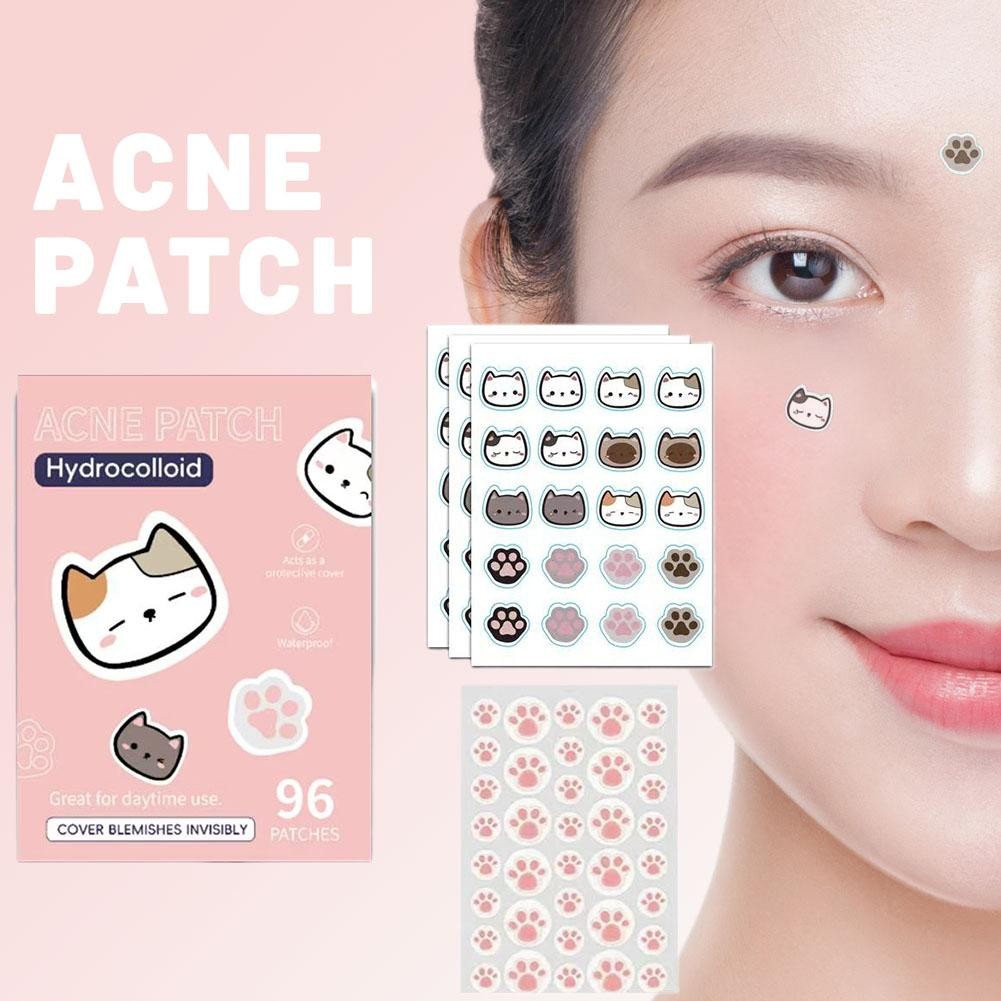 Miếng dán che mụn vô hình nhiều hình dạng, nhiều màu sắc, che khuyết điểm mặt